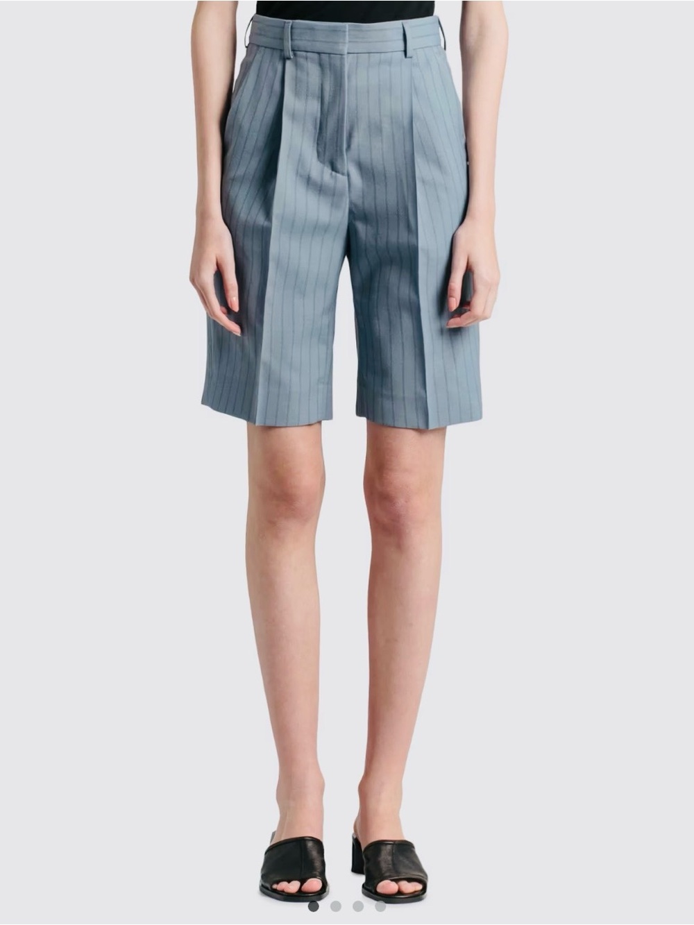 Acne Studios Ruthie Pinstripe Shorts